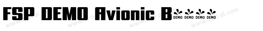 FSP DEMO Avionic B字体转换 FSP DEMO Avionic B字体转换